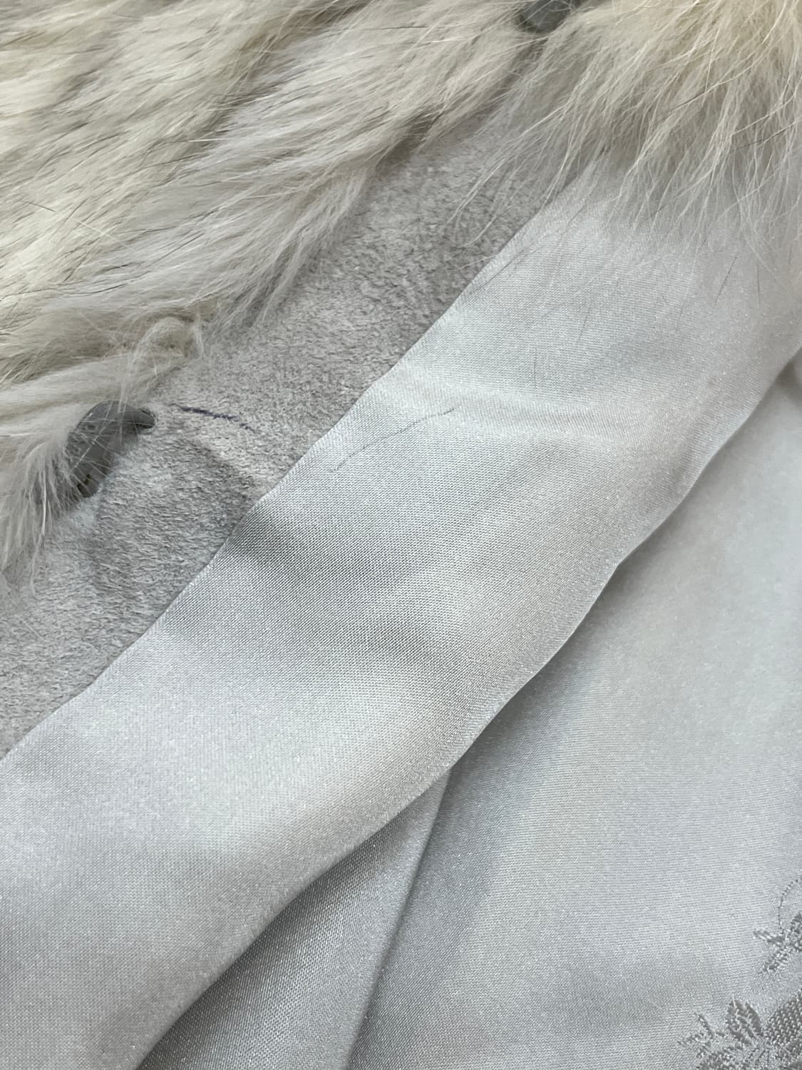 90s 폭스퍼 자켓 아이보리 상품이미지10