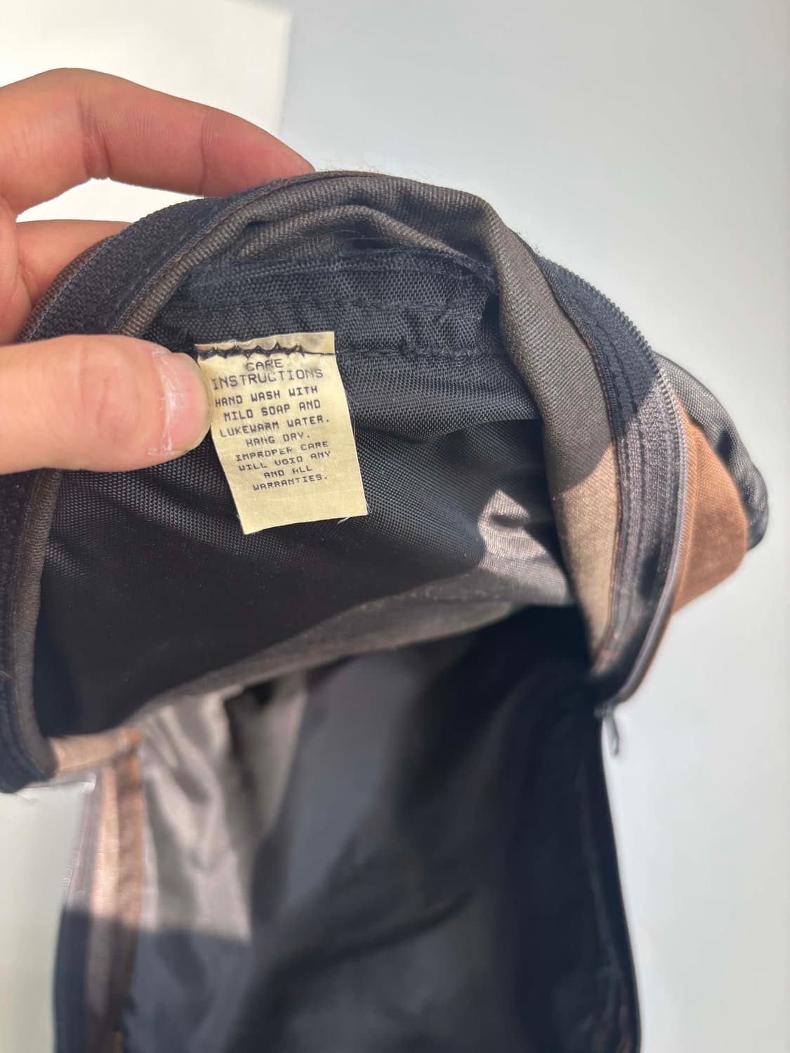 90s 이스트팩 가죽 백팩 브라운 made in usa 상품이미지7