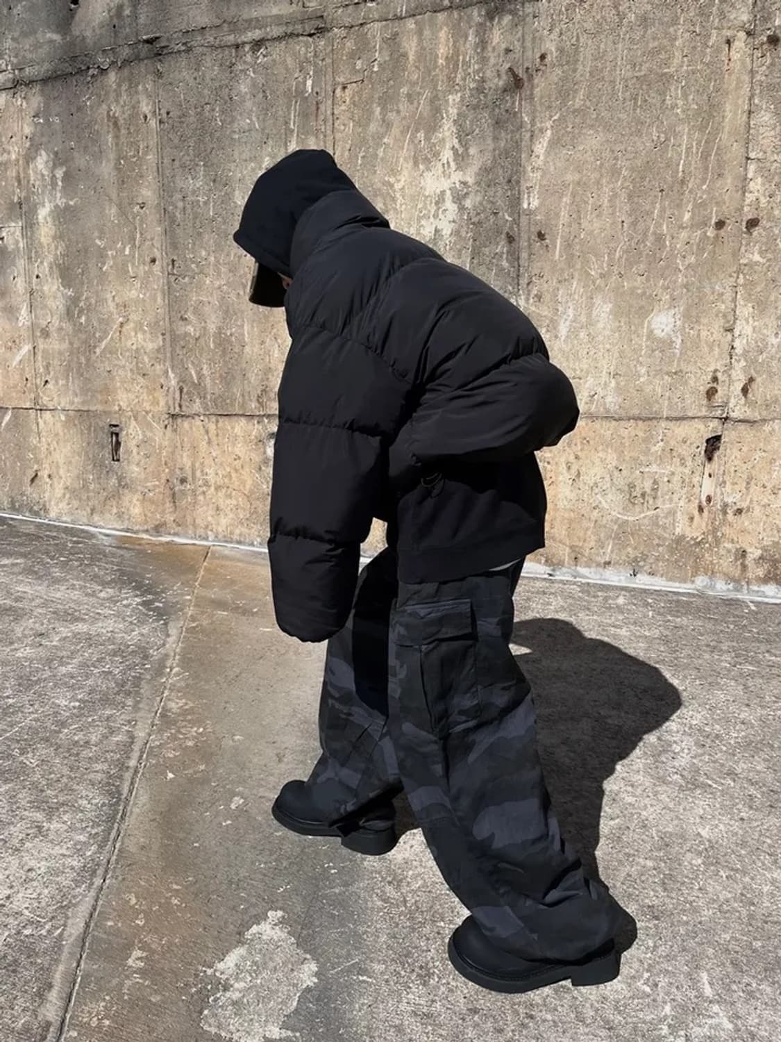 아블 카모 와이드 조거팬츠 상품이미지2