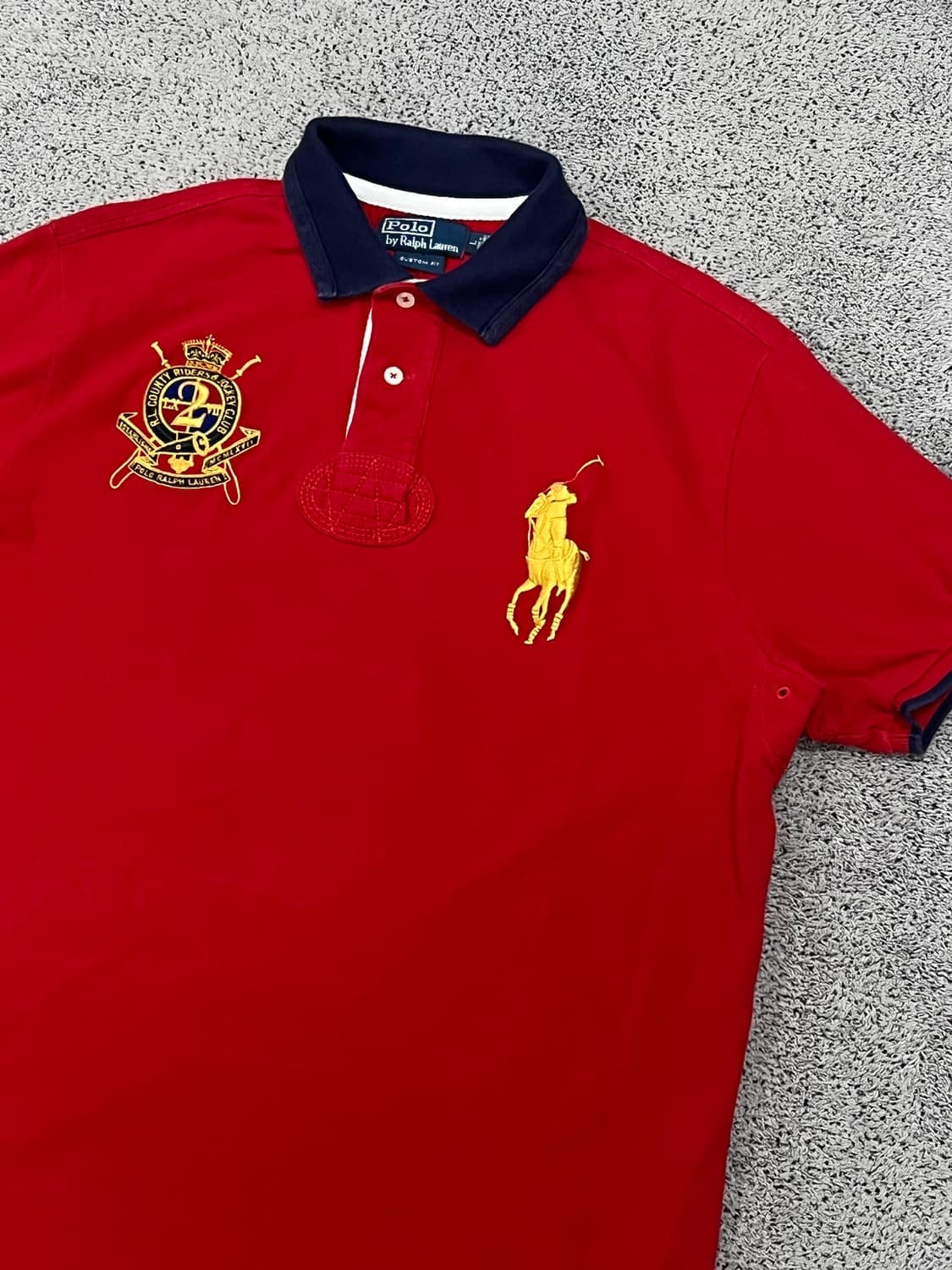 (L) 폴로 랄프로렌 아카이브 빅포니 아이코닉 카라 티 상품이미지2