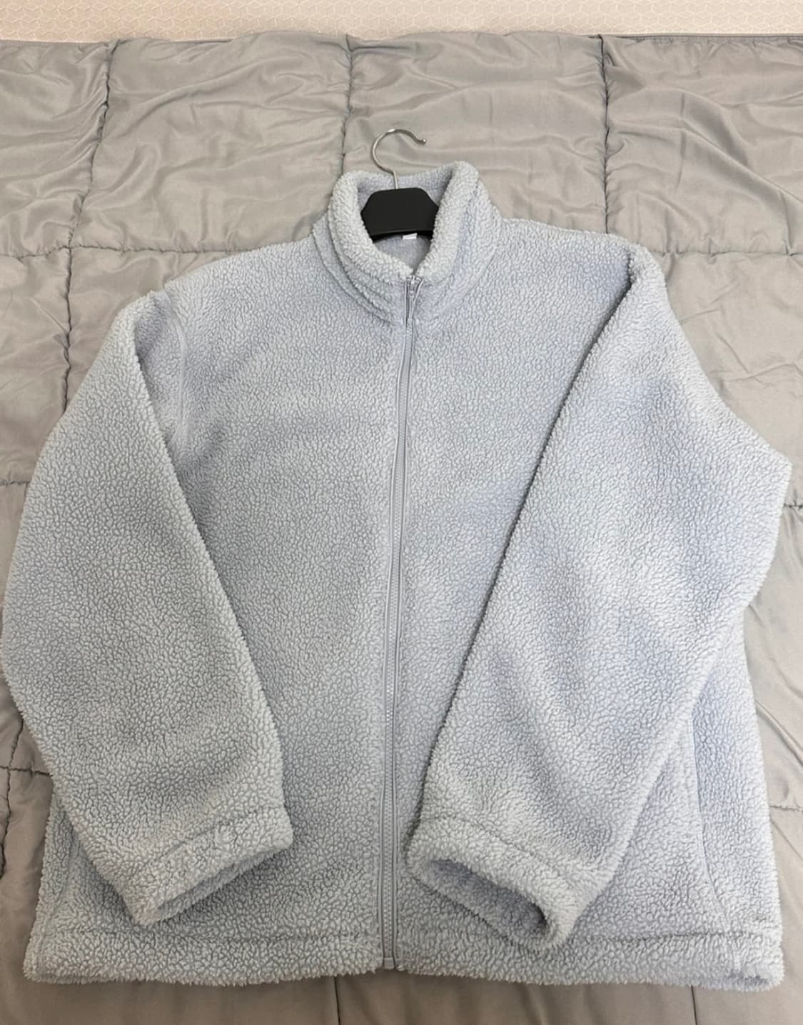 유니클로 후리스 스카이블루 XL 상품이미지2