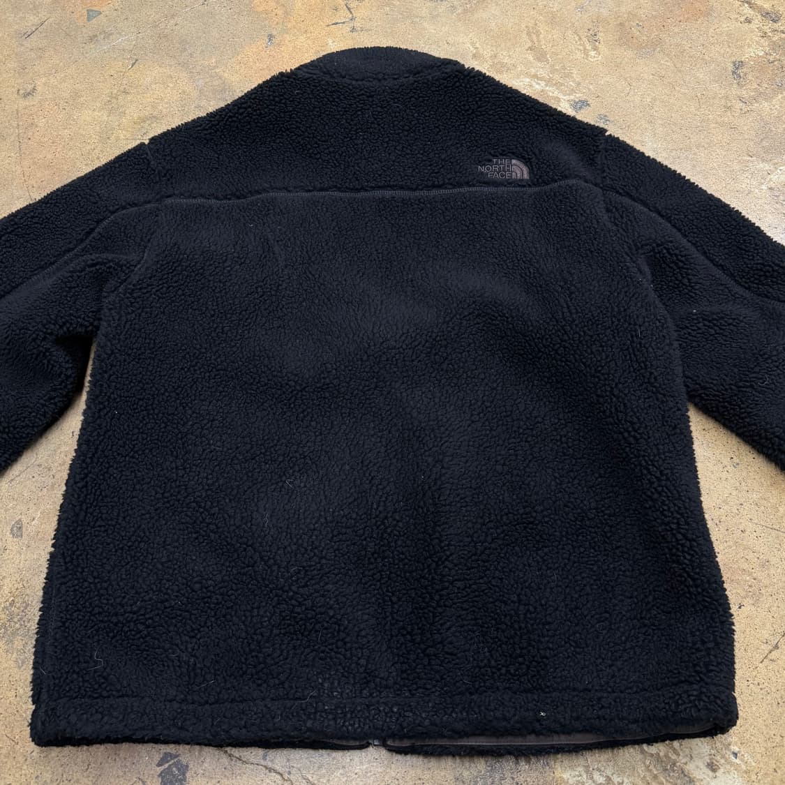 [정품/2XL] 노스페이스 검정색 뽀글이 플리스 집업 b16 상품이미지4