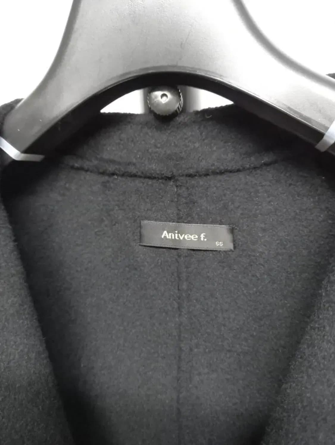 아니베에프 핸드메이드 블랙 하프코트 66.77 상품이미지9