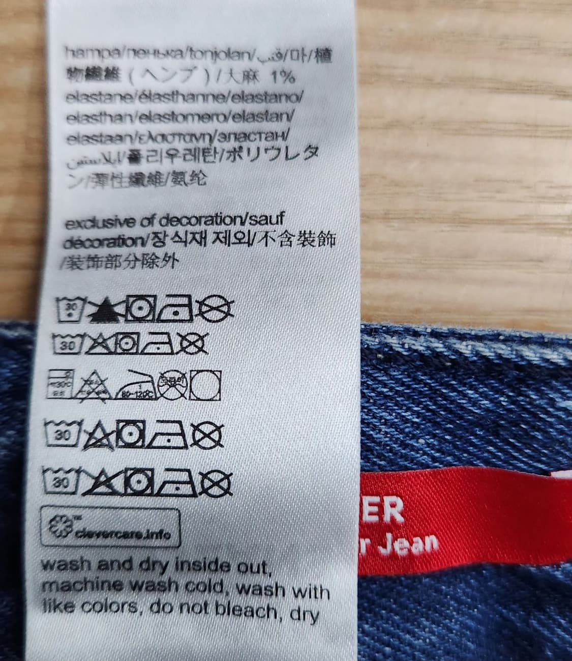타미힐피거 32인치 데님팬츠 청바지 상품이미지6