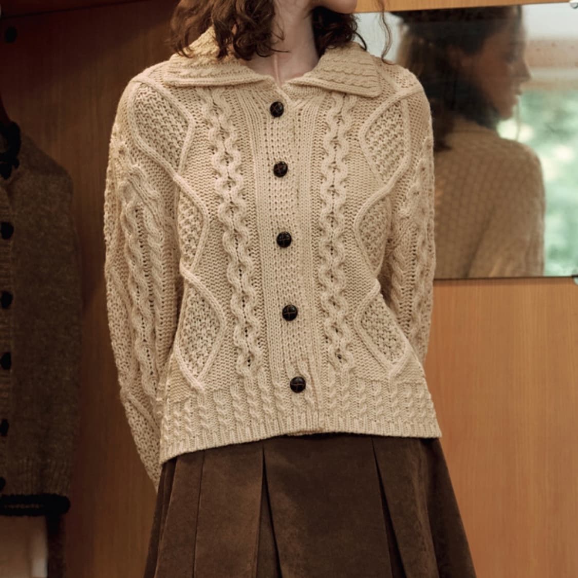 제로스트릿 니트가디건 s 상품이미지1