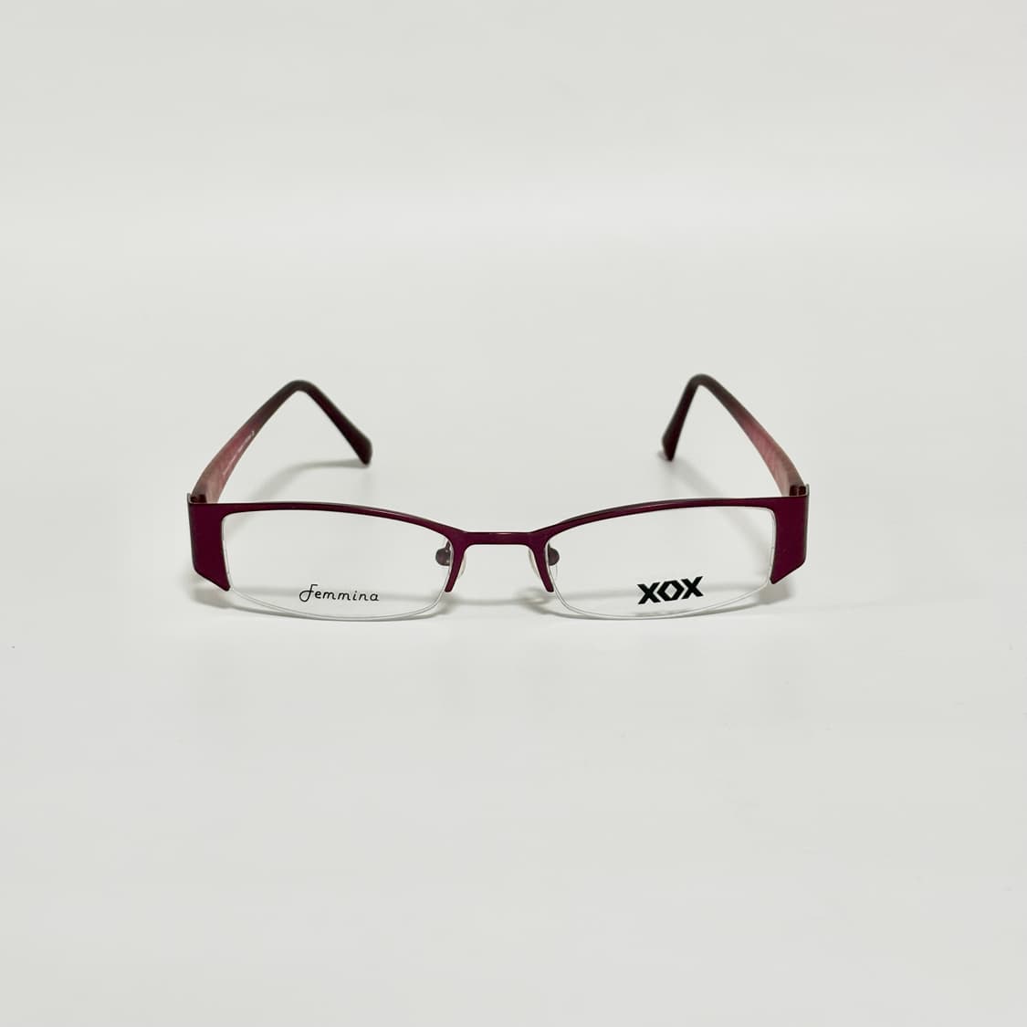 121 데드스탁 빈티지 반무테 스퀘어 쉐입 안경 상품이미지2