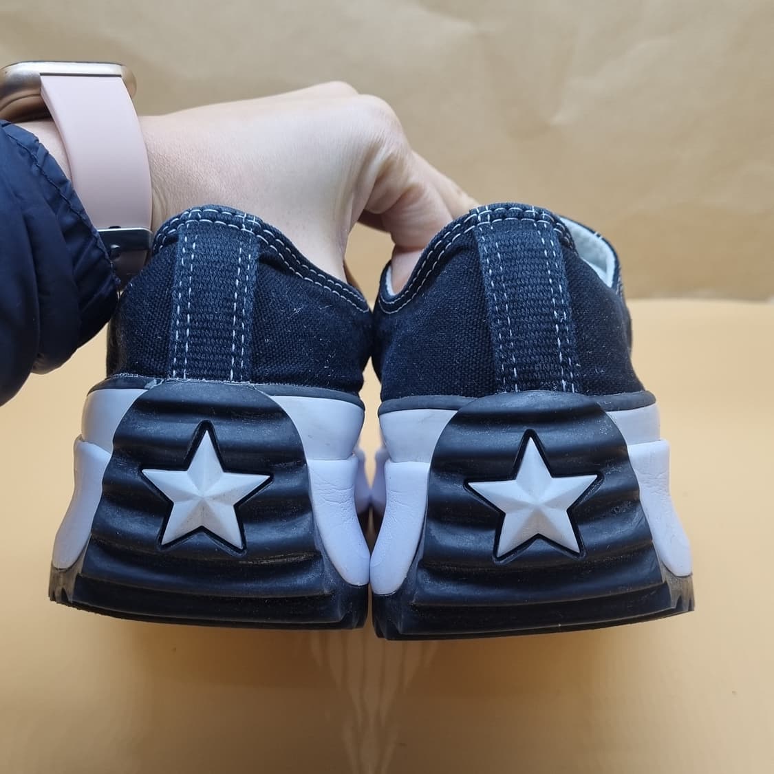 컨버스 런스타 하이크 로우 블랙 운동화290 상품이미지4