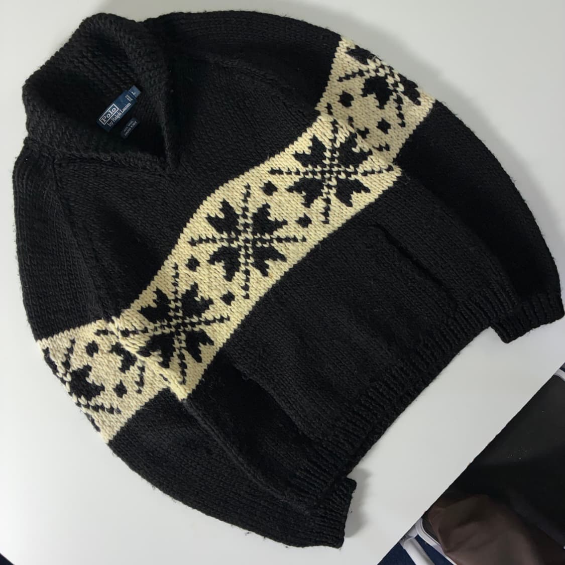 Polo  폴로 랄프로렌 핸드메이드 헤비 울 스웨터  상품이미지2