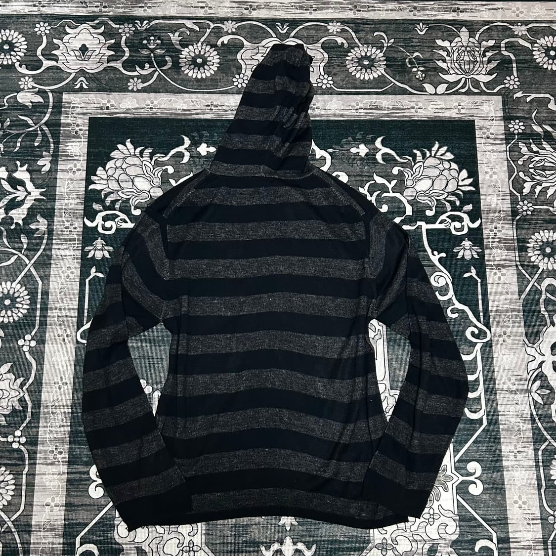 스트라이프 y2k 빈티지 후드 집업 상품이미지2