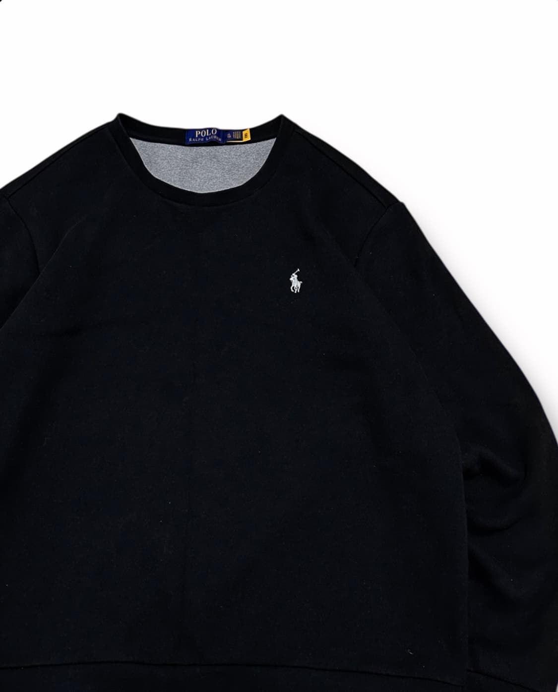 폴로 랄프로렌 신형 qr택 블랙 맨투맨 상품이미지2