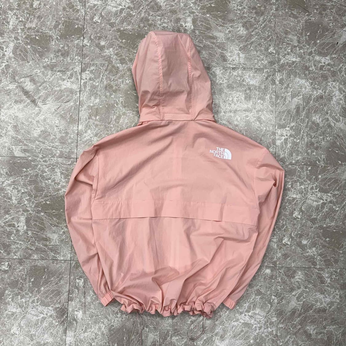 노스페이스 준신형 베이비핑크 윈드브레이커 자켓 바람막이 후드집업 희귀져지 상품이미지3