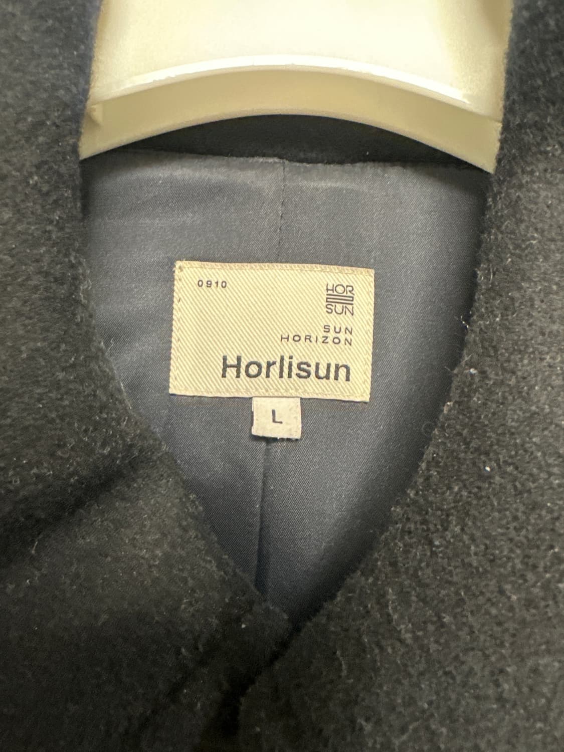 홀리선 21FW 다크 네이비 울 발마칸코트 상품이미지2