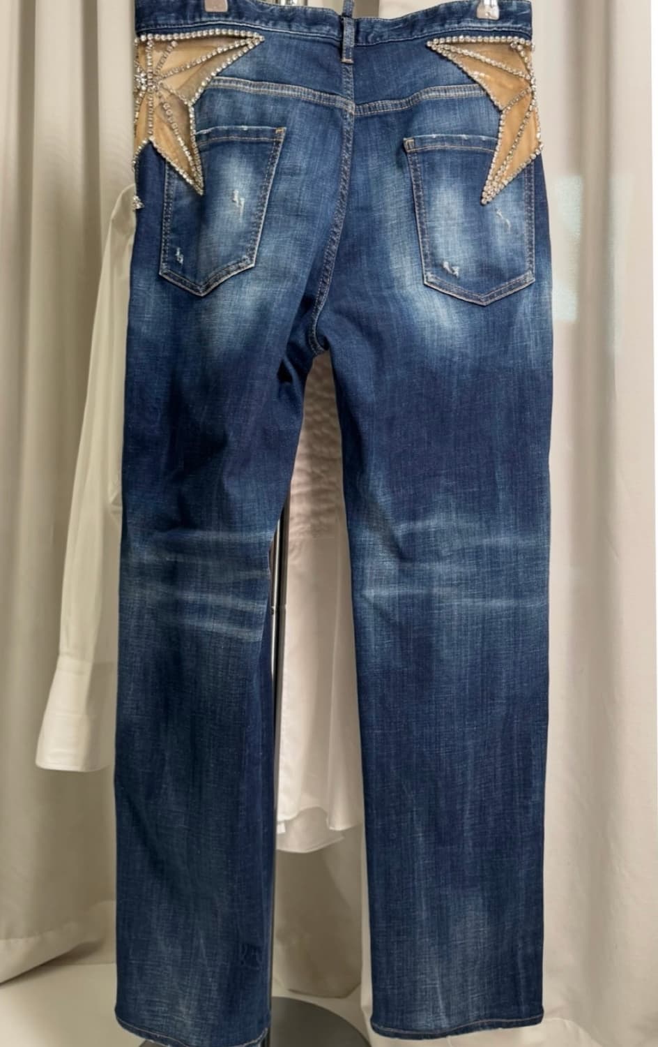 Dsquared2 라인스톤 스타 포인트 데님 진 상품이미지9