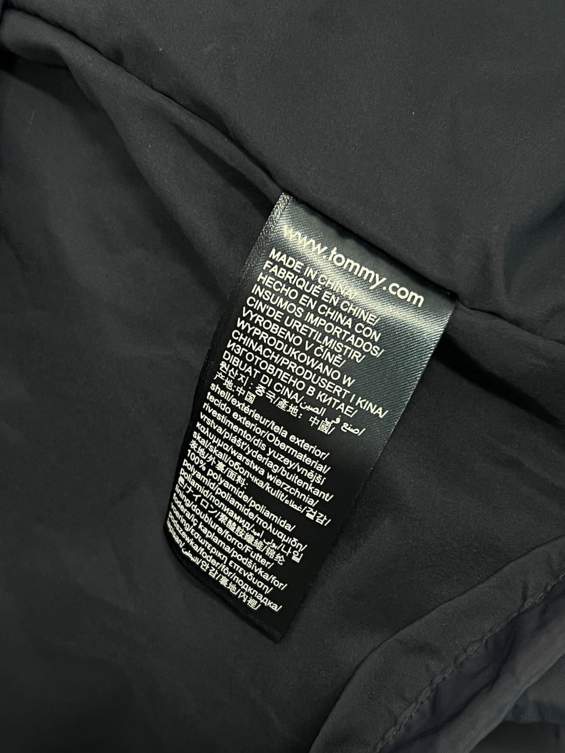 (L) 타미진스 패치로고 나일론 요크 자켓 네이비 상품이미지4