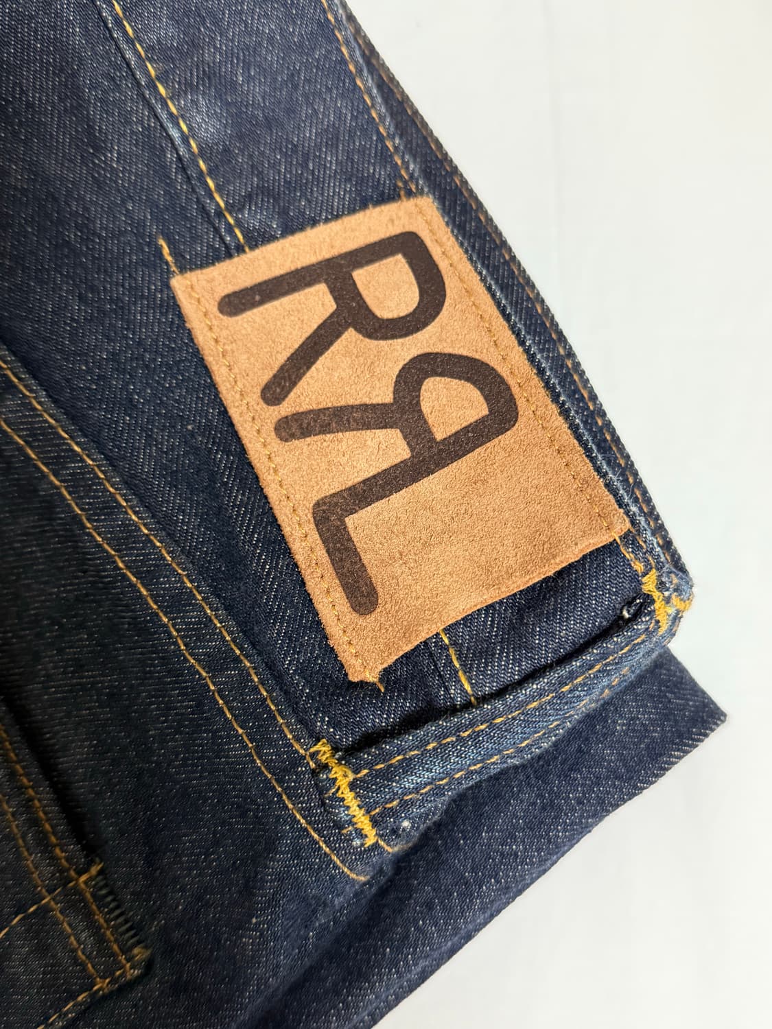 RRL 스트레이트핏 원스 워시 셀비지 진 32/32  상품이미지3