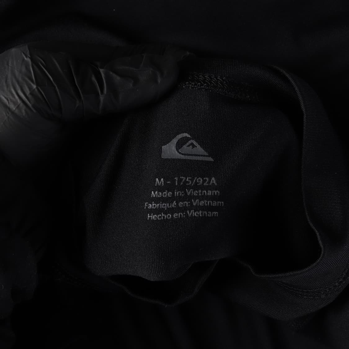 퀵실버 빅로고 블랙 긴팔 래쉬가드 M 상품이미지5