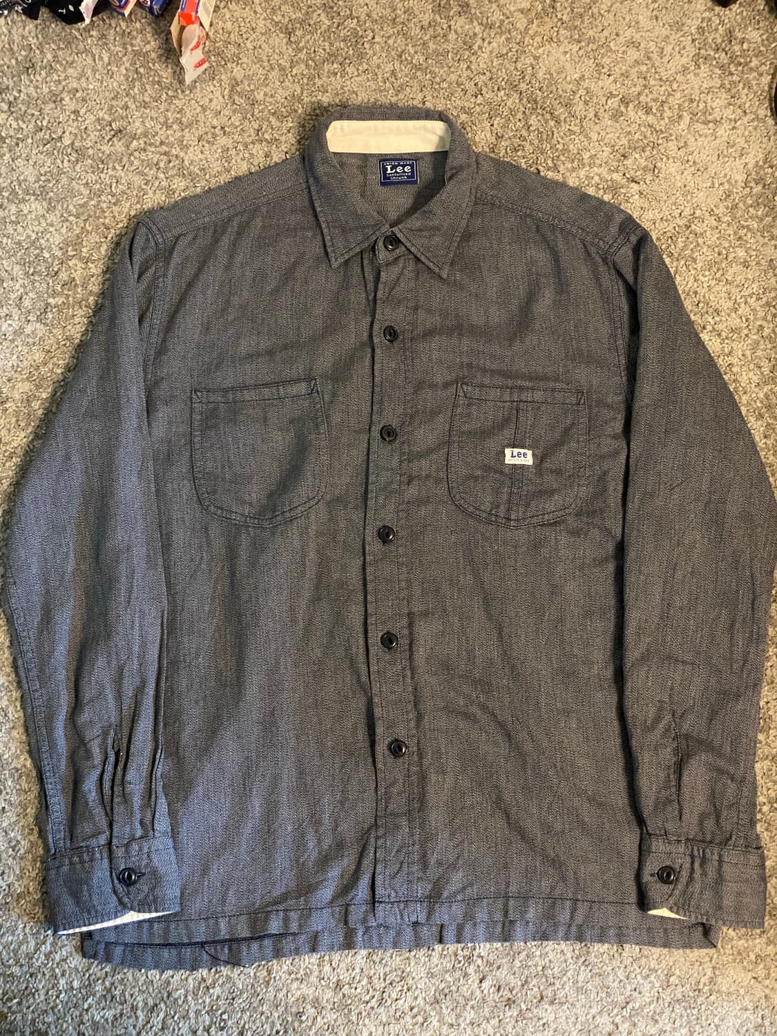 LEE 리 재팬 샴브레이 워크 셔츠 상품이미지6