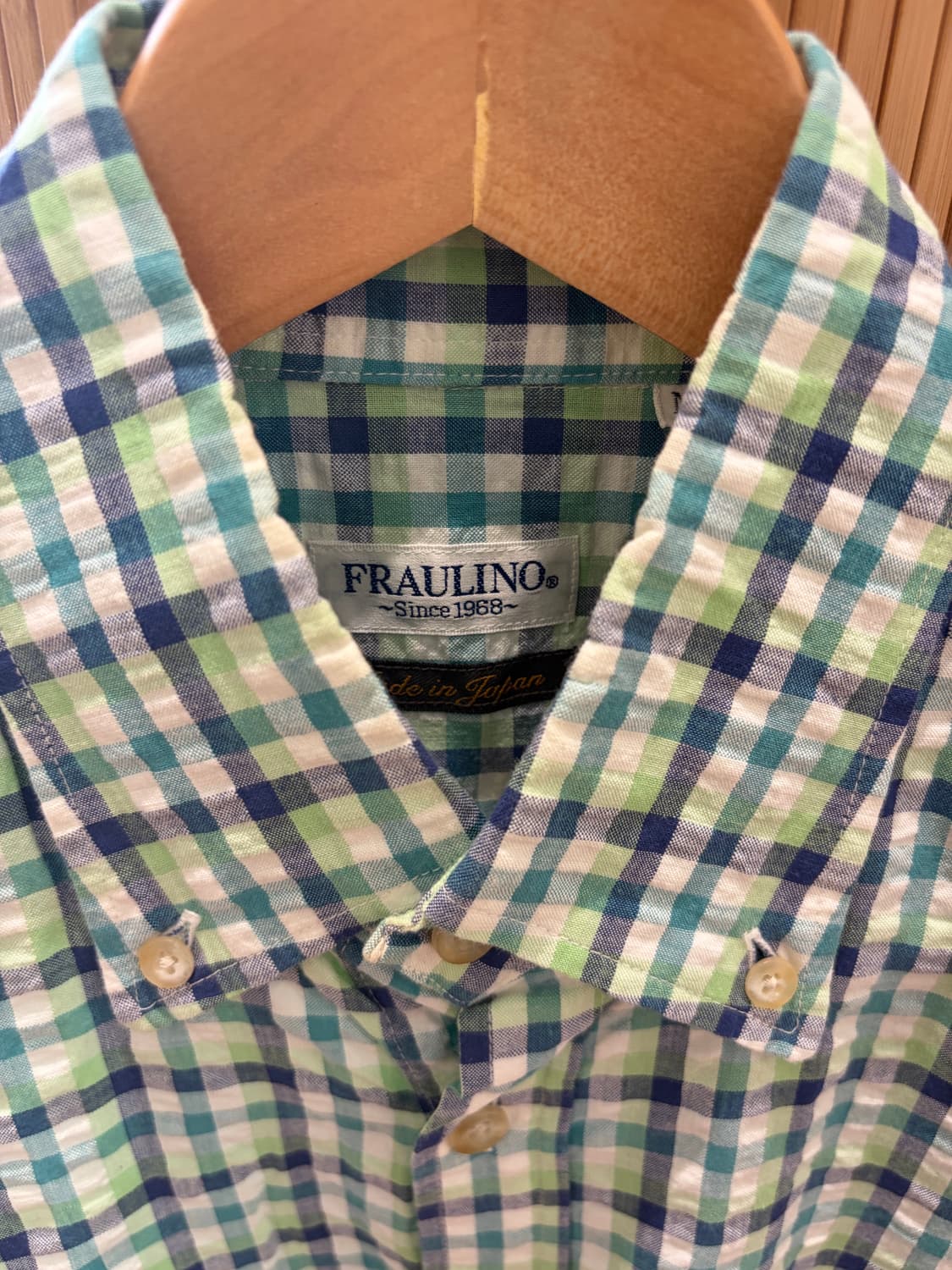 90s FRAULINO Check Shirt 상품이미지2