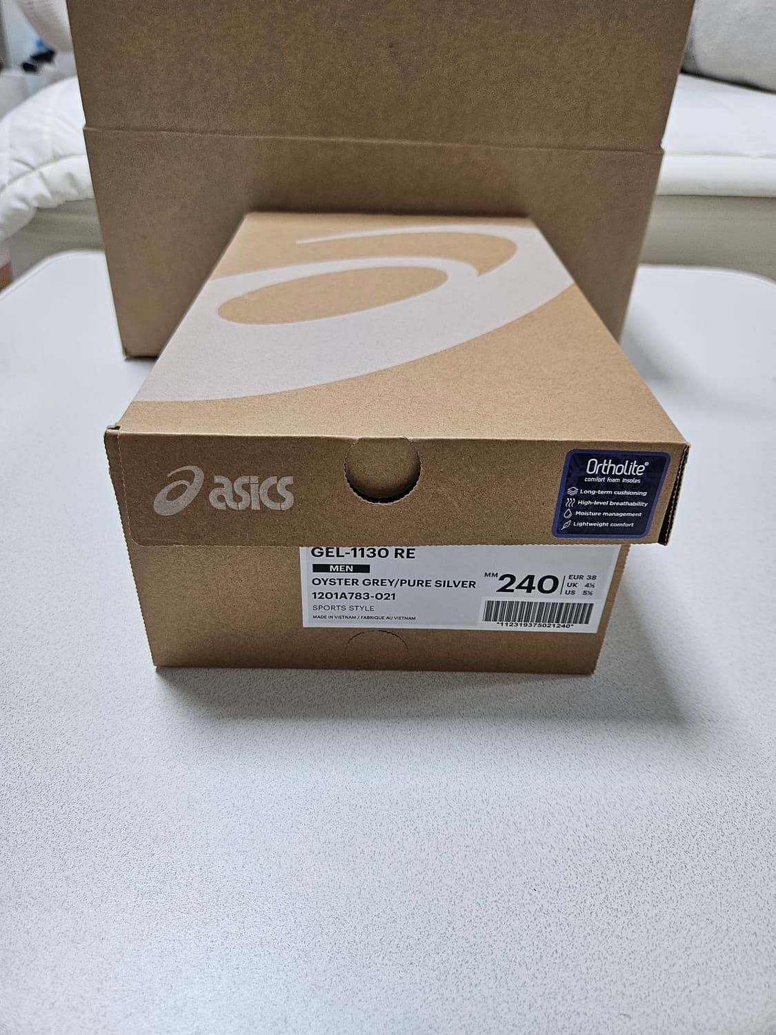 아식스 젤 1130 RE 오이스터 그레이 퓨어 실버 상품이미지8