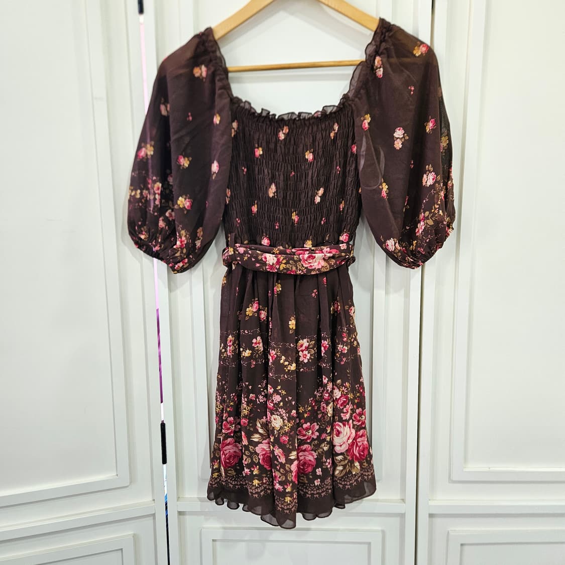 리즈리사 애니버서리 로즈 오프숄더 원피스 상품이미지6