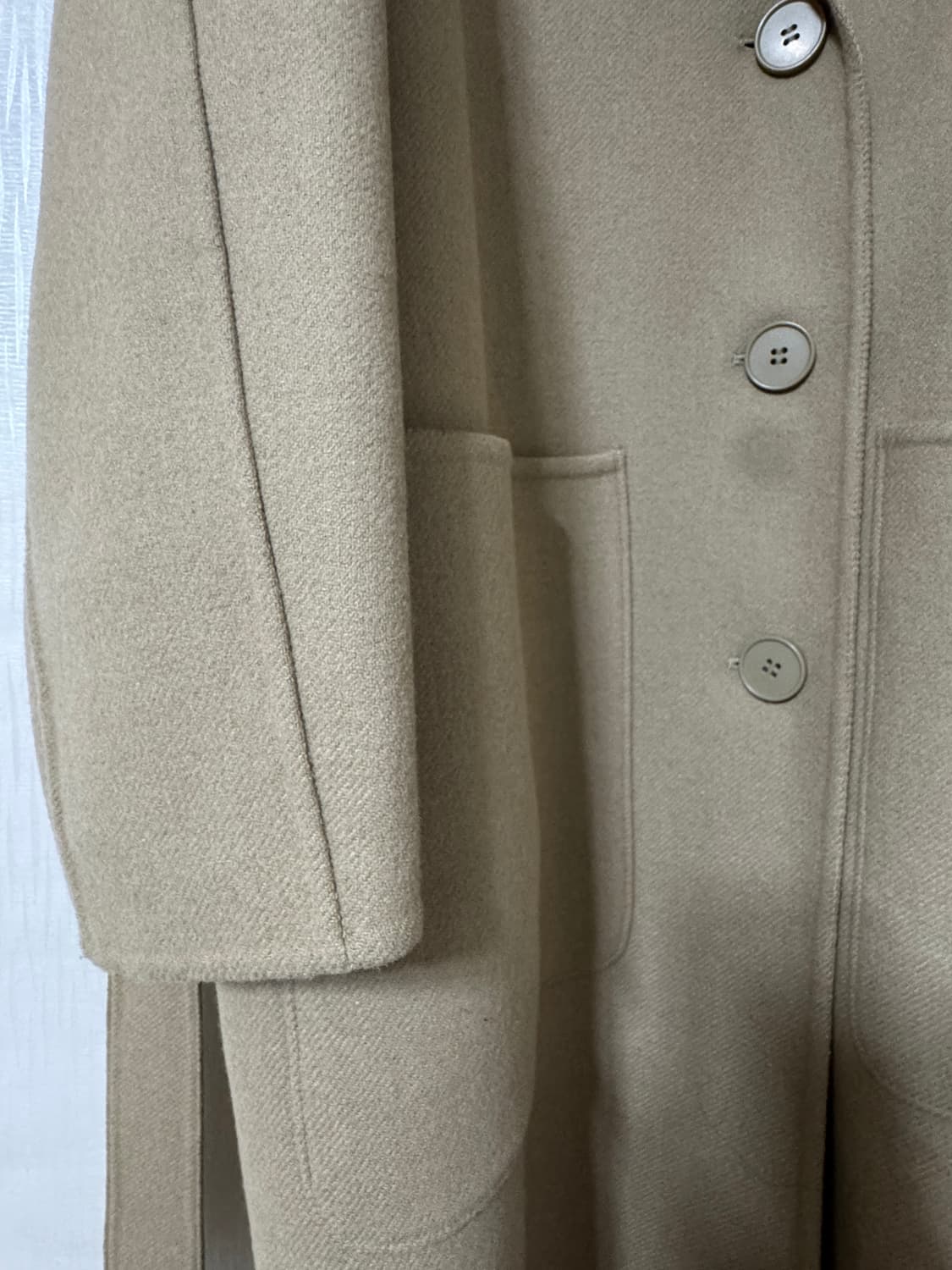 유니클로U 울블렌드 테일러드 코트 진베이지 상품이미지4