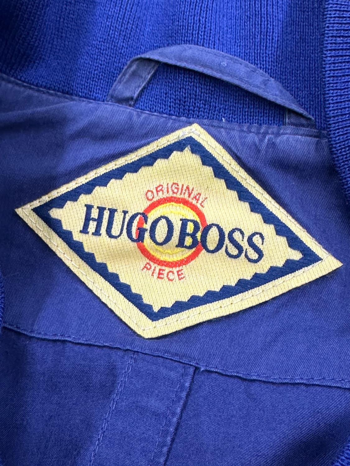 80s HUGO BOSS 페이디드 봄버 자켓 L 상품이미지7