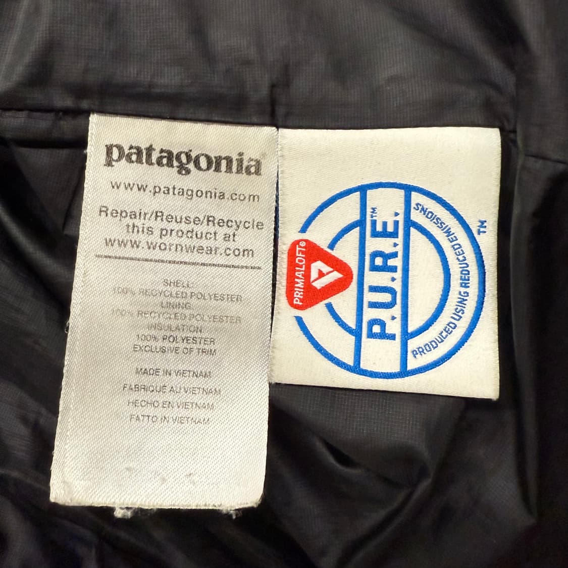 [정품/L] 파타고니아 블랙 경량 패딩 조끼 b10 상품이미지5