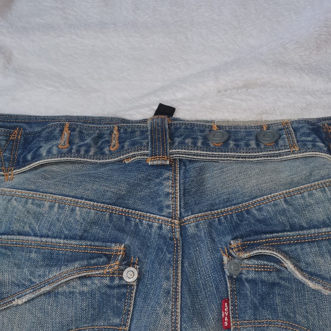 리바이스엔지니어드진 워싱  7부반바지 engineered jeans 상품이미지3
