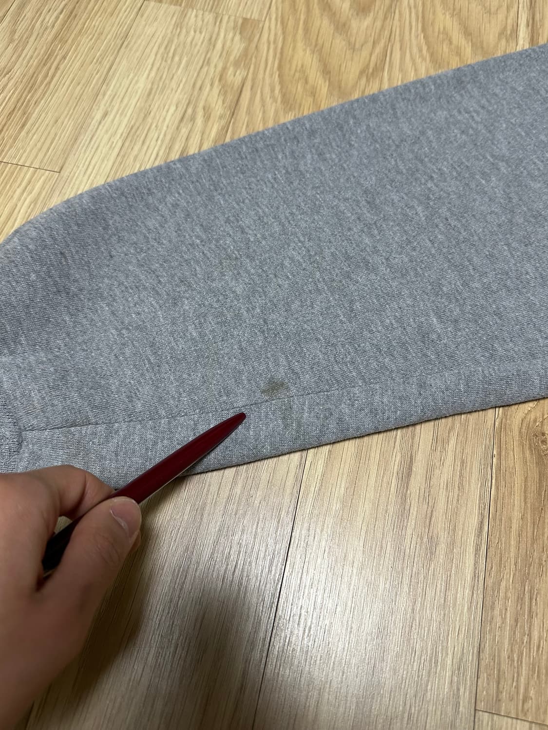 00s 빈티지 러셀 후드집업 그레이 L 상품이미지10