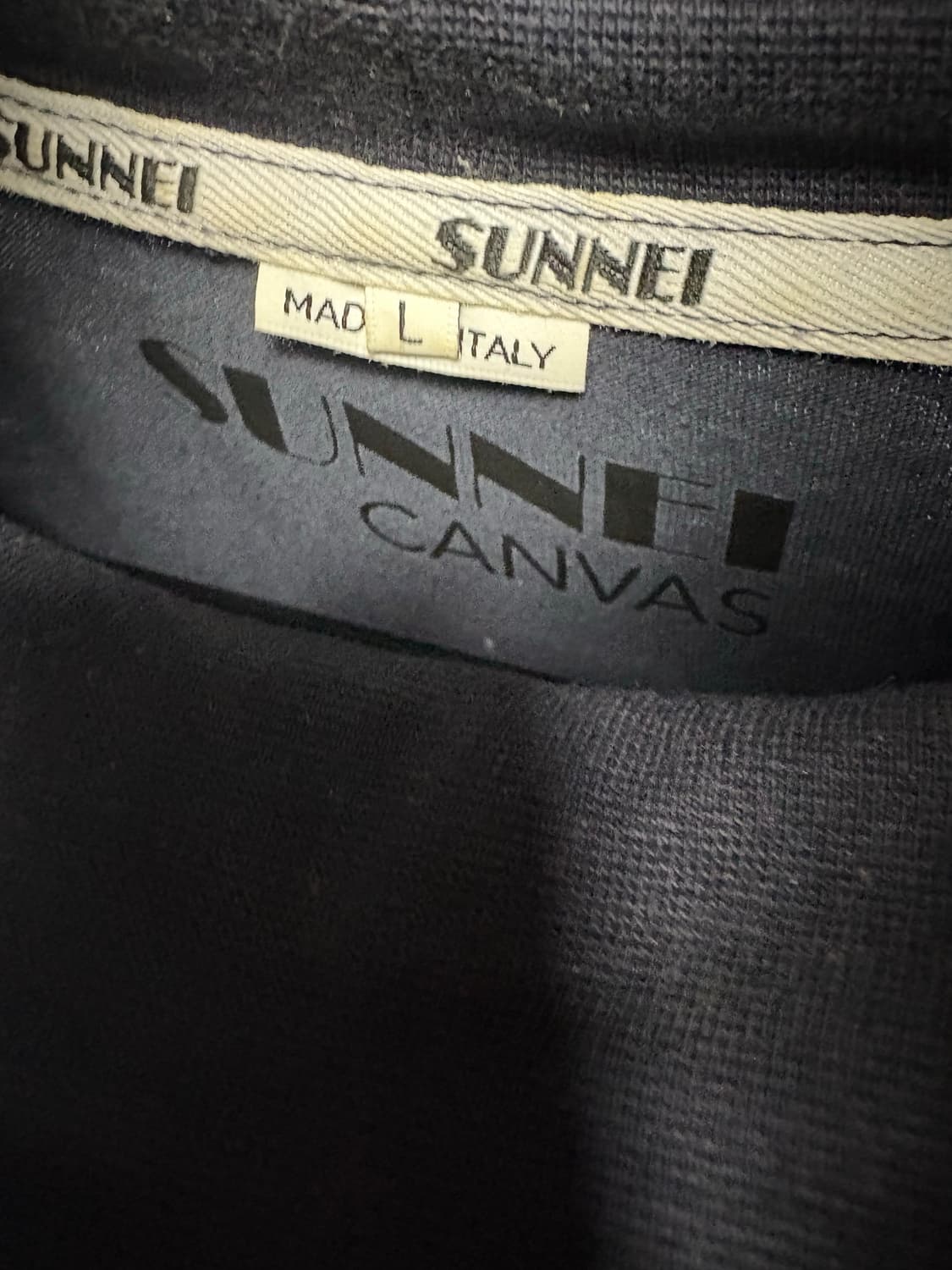 써네이 네이비 목티 롱슬리브 L 상품이미지3