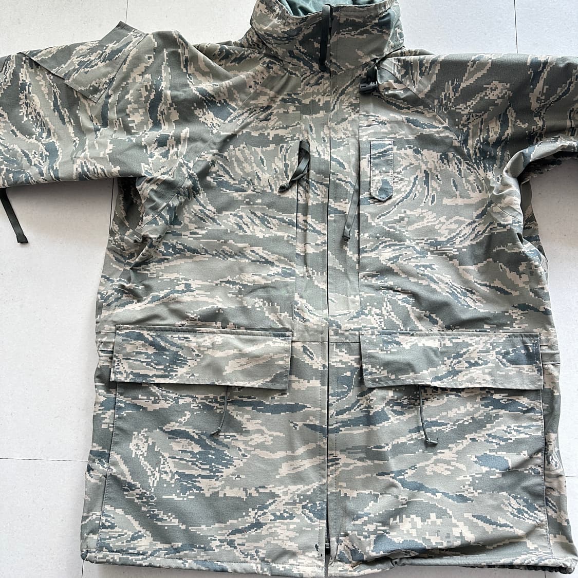 USAF 오리지널 미공군 APECS 고어텍스 파카 ABU 타이거카모 상품이미지2