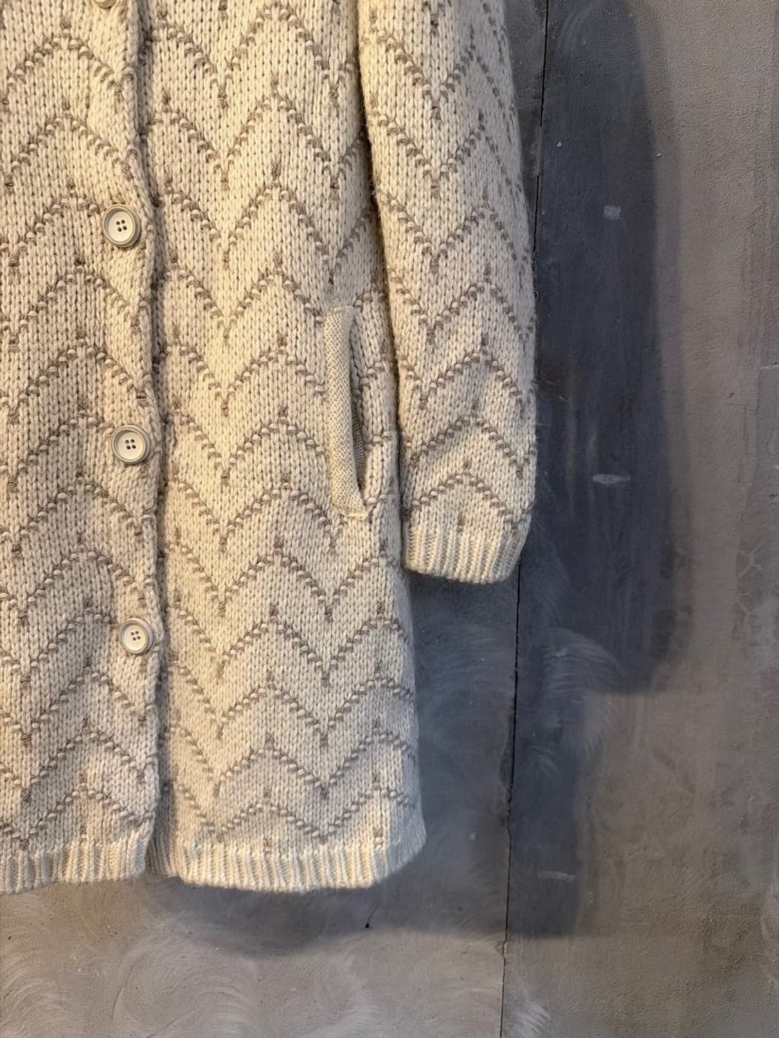 에스 기비엔 알파카 가디건 55~66 상품이미지9