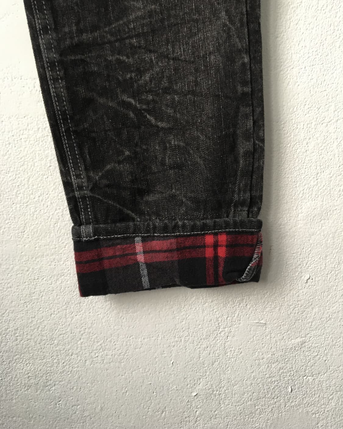 Printing point washing denim pants 상품이미지5