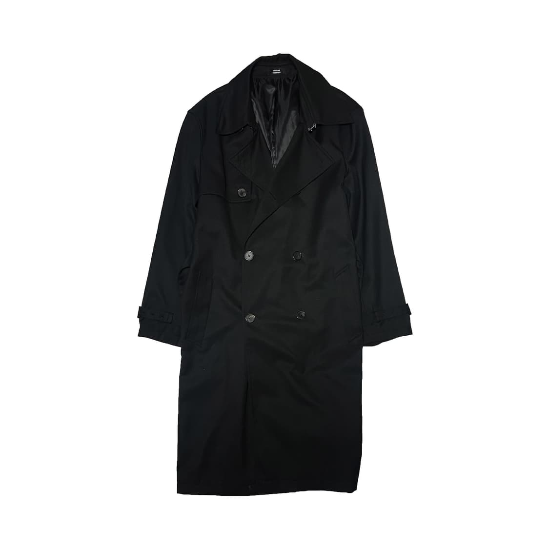 무신사스탠다드 블랙 트렌치 코트 상품이미지1