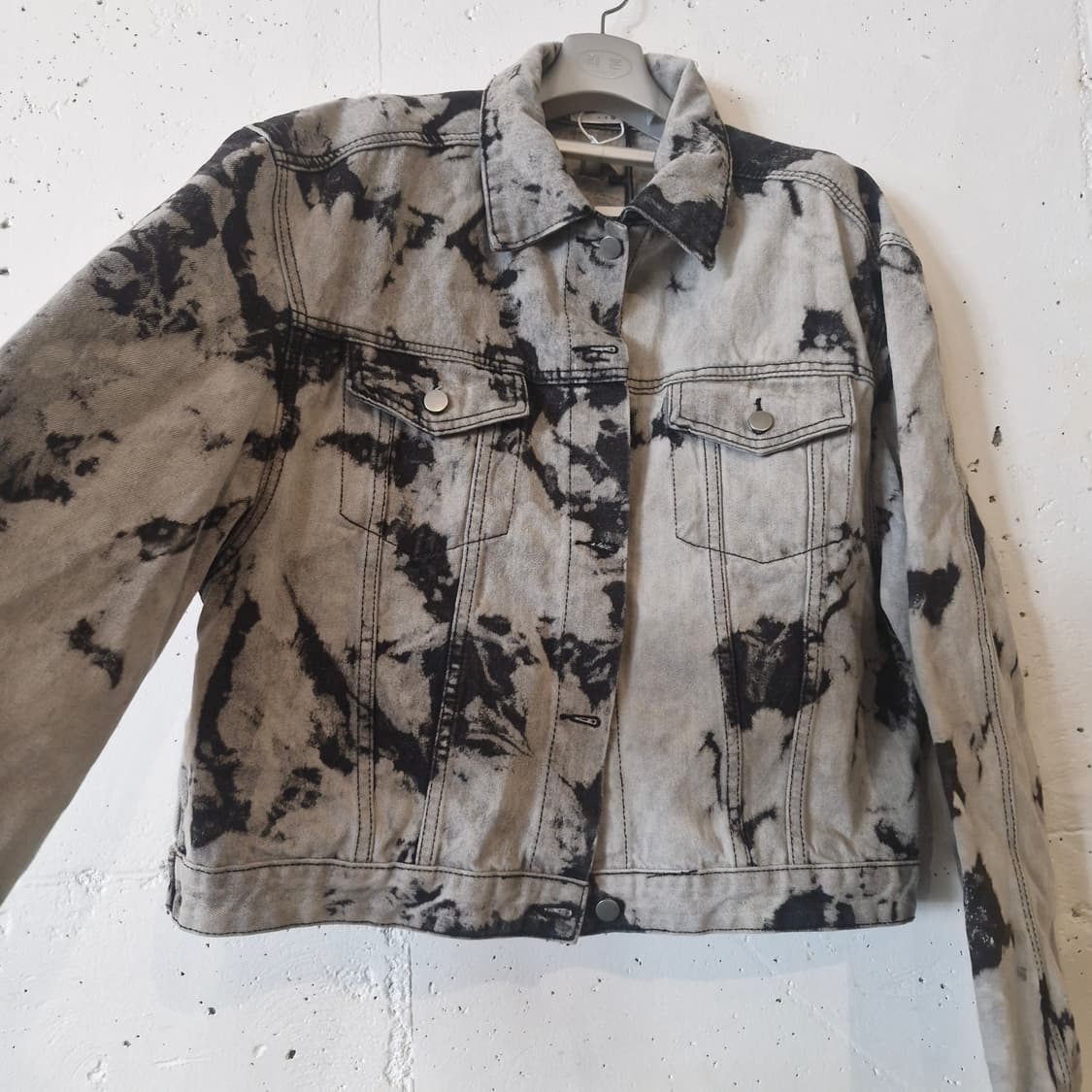 블랙 워싱 데님 자켓 새상품 상품이미지2