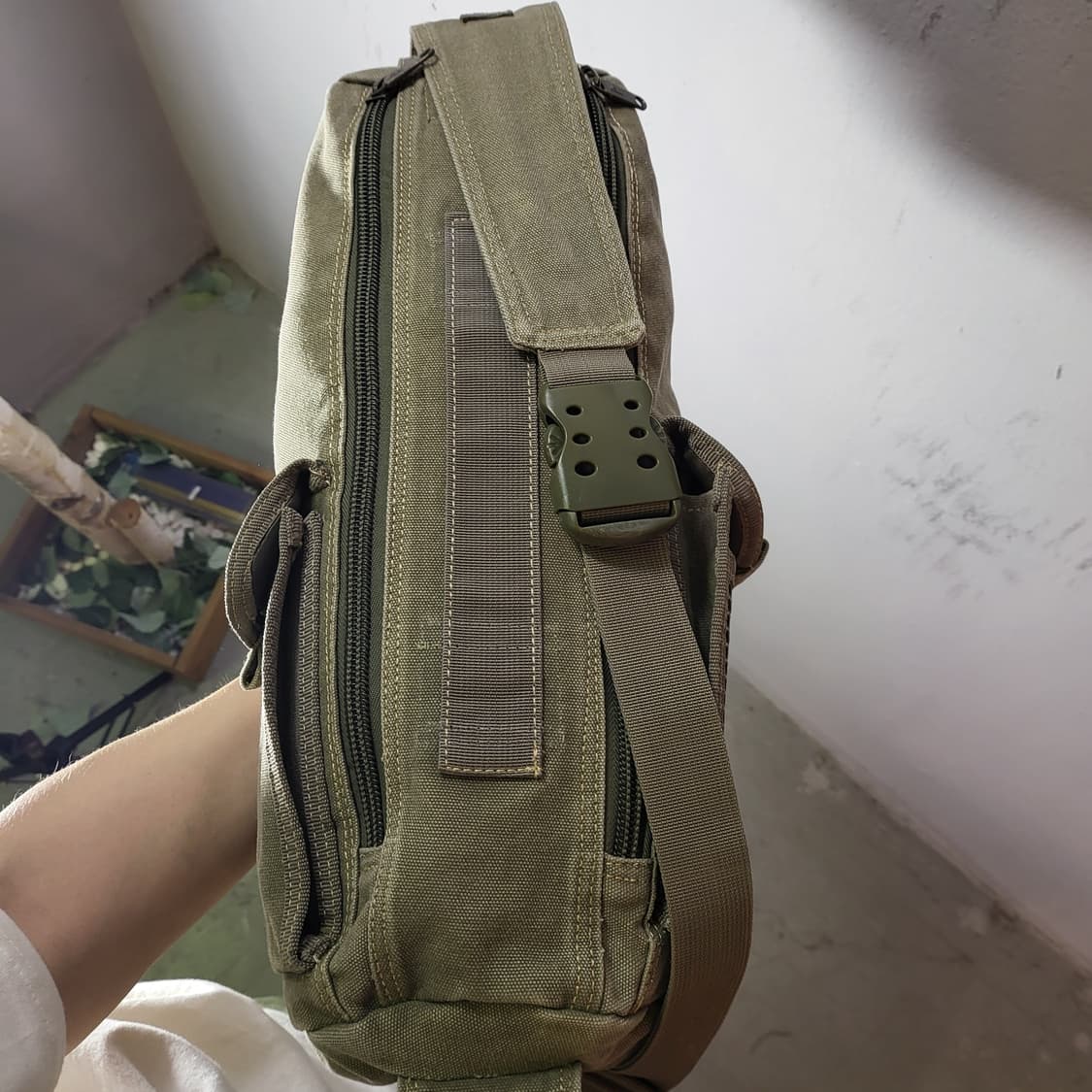 00s 디젤(Diesel)밀리터리 카고 슬링백 상품이미지7