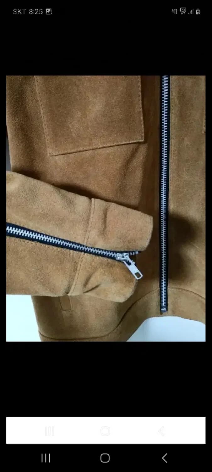 도프제이슨 소가죽 스웨이드 자켓 상품이미지5