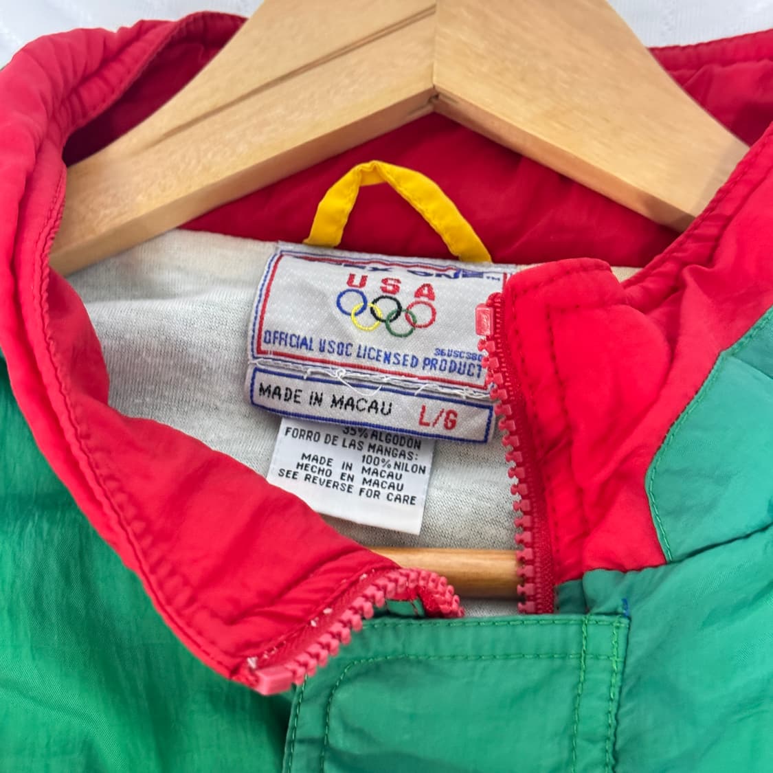 APEX USA 올림픽 빈티지 바람막이 L 상품이미지6