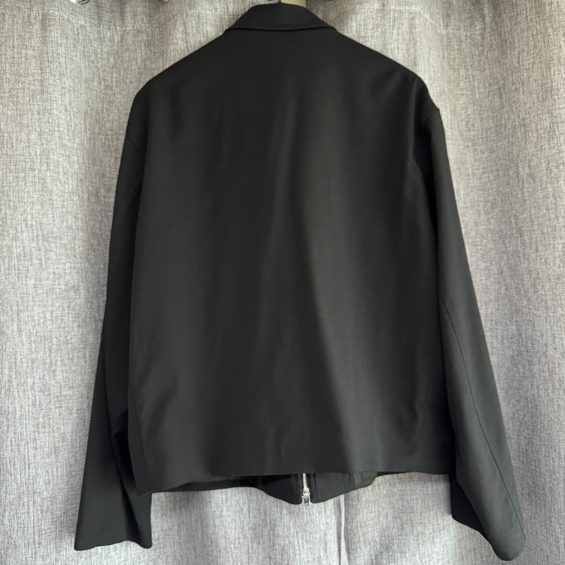 아워레가시 블랙 워스티드 울 미니 자켓 48 사이즈 새상품 상품이미지2