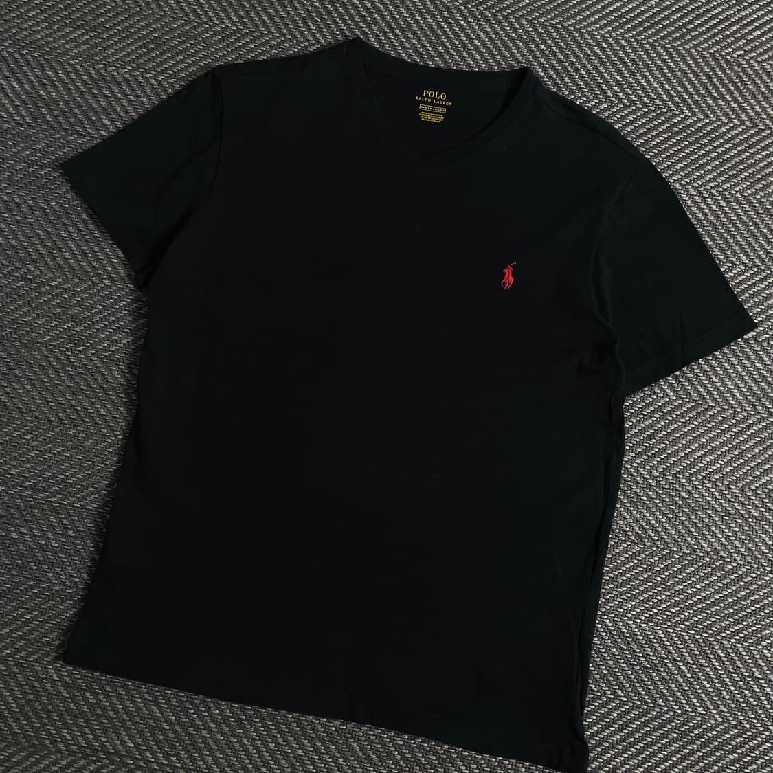 폴로 랄프로렌 포니 로고 브이넥 반팔티y 3808 상품이미지1