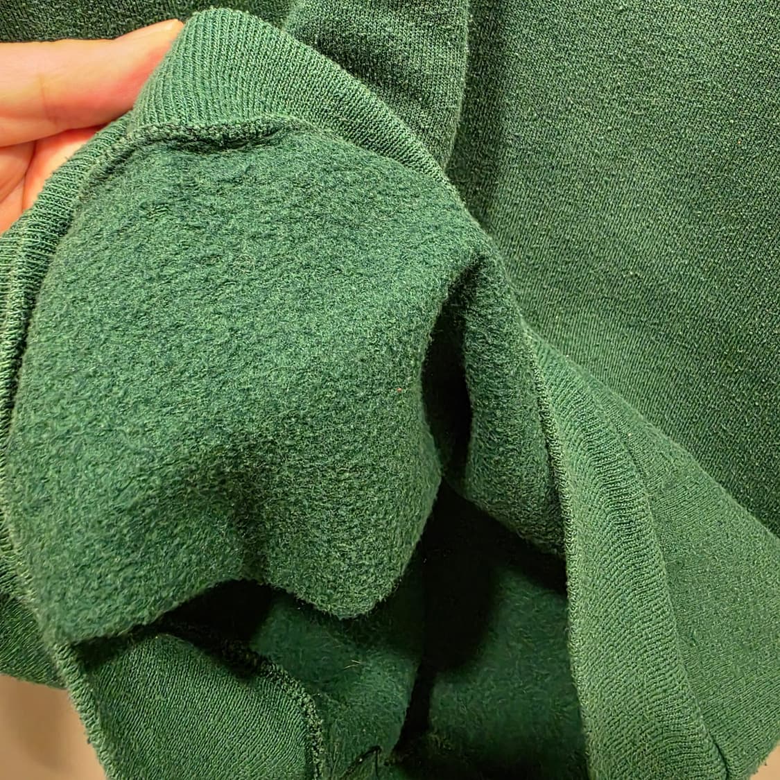 빈티지 헤인즈 맨투맨 그린 상품이미지4