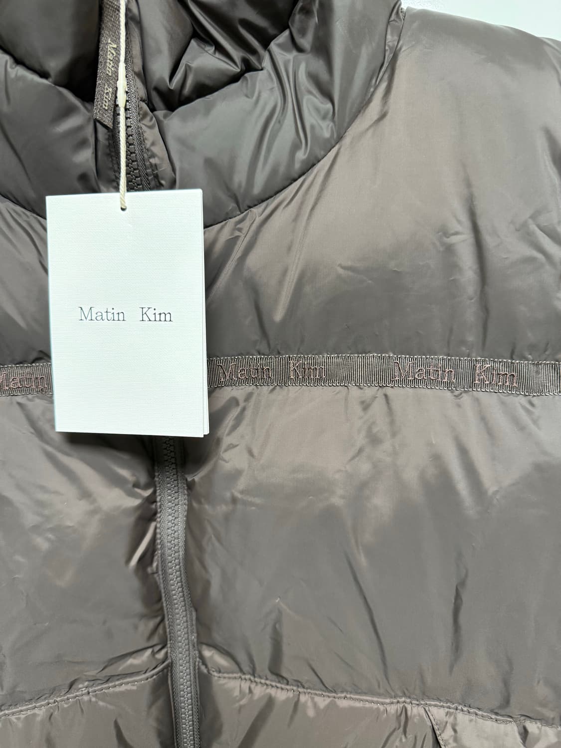 마뗑킴 패딩 브라운 상품이미지5