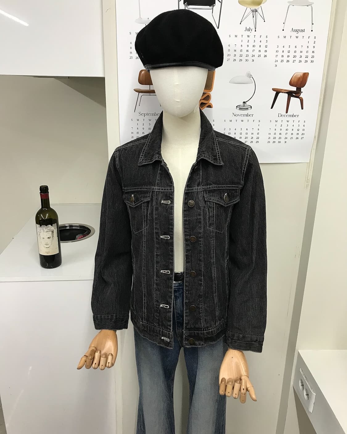 올드 스투시 백로고 데님 자켓 상품이미지6