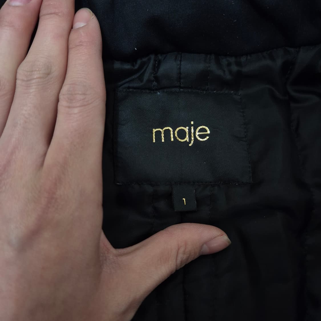 MAJE 마쥬 여성 비스코스 후드 패딩 S(90) 상품이미지4