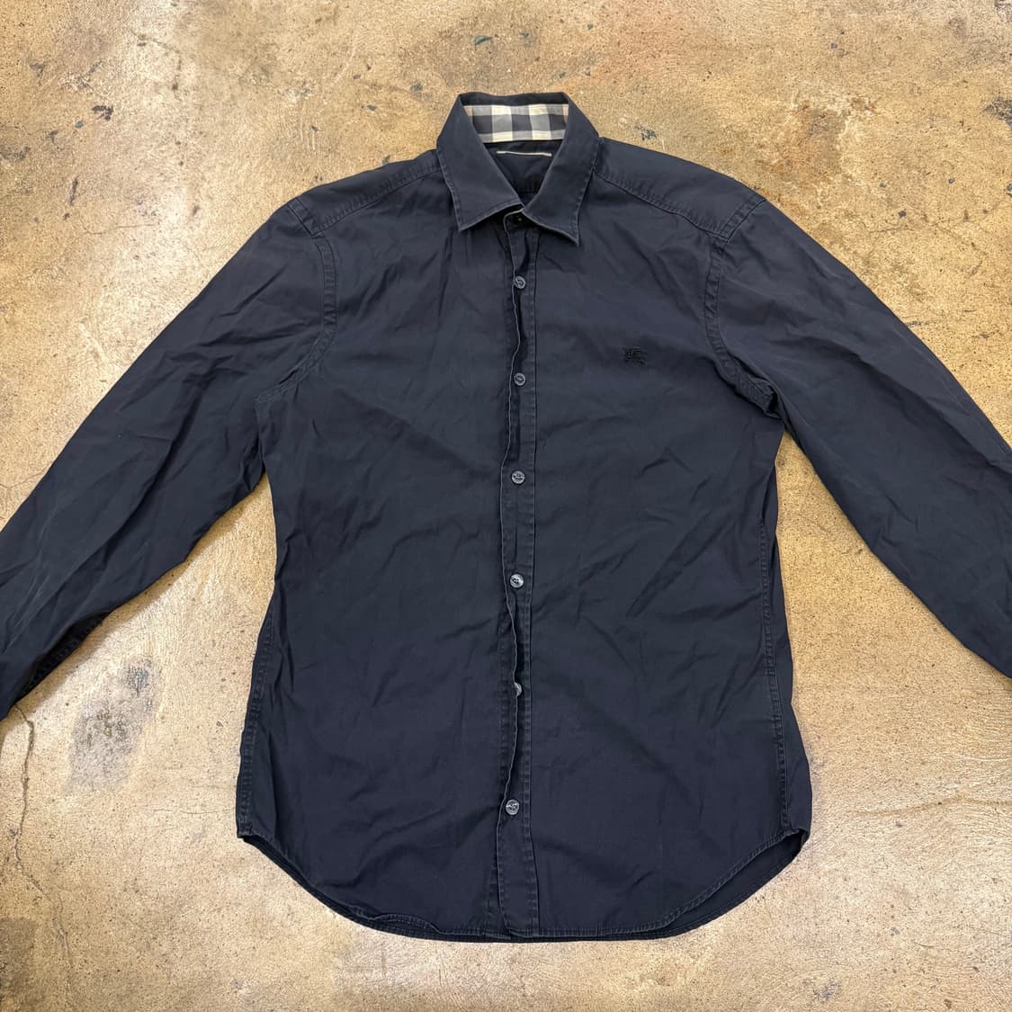 [정품] 버버리 브릿 셔츠 네이비 b8 상품이미지3