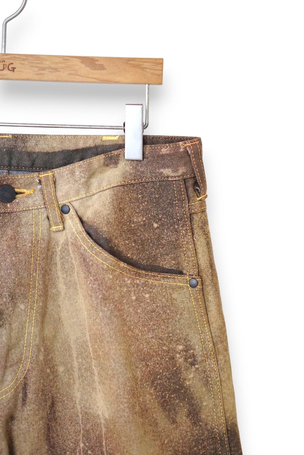 베이프 빈티지 워싱진 상품이미지3