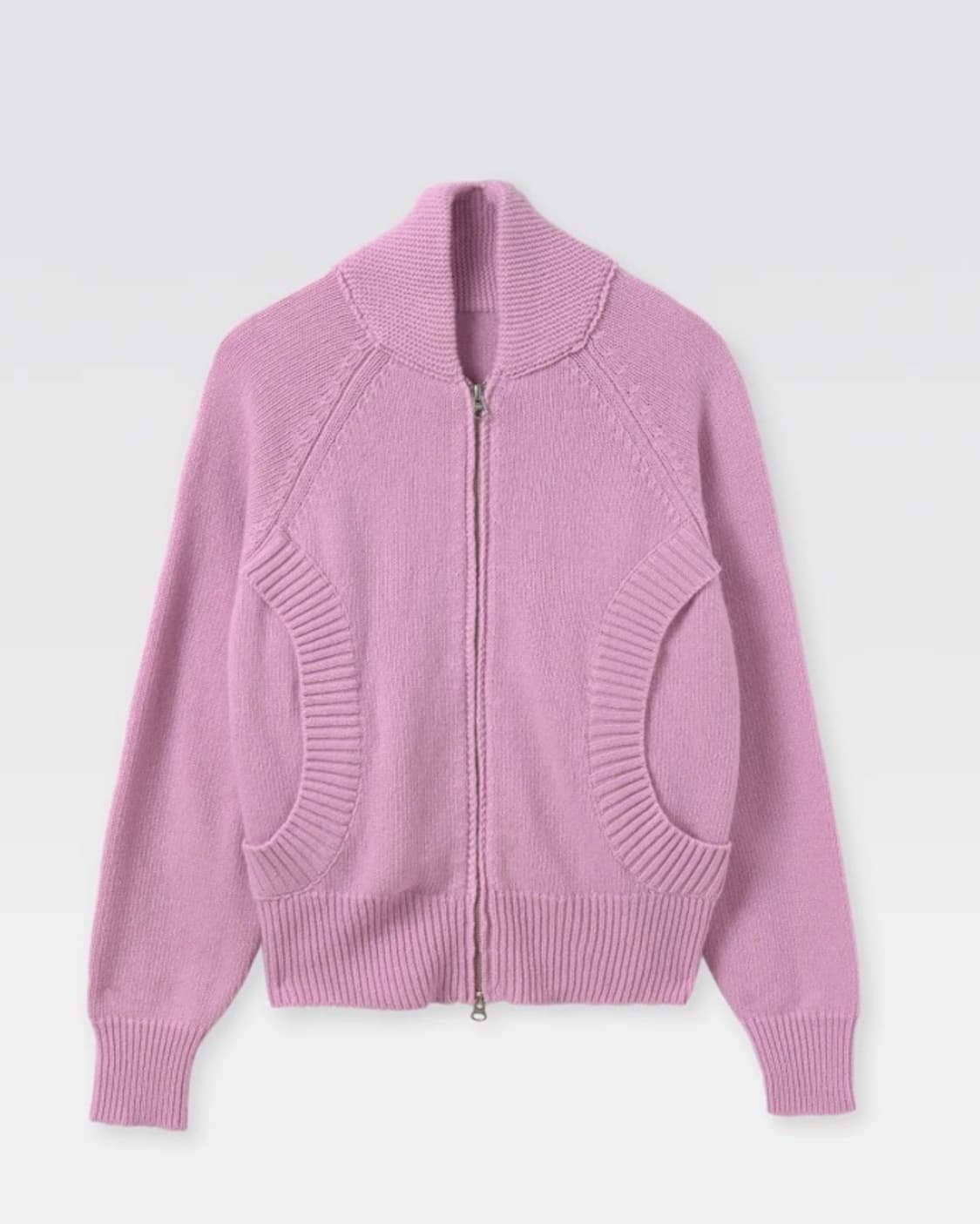 기마구아스 yala jacket 니트 집업 핑크 상품이미지1
