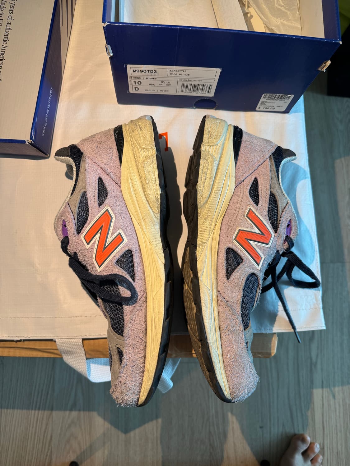 뉴발란스 990v3 MADE IN USA 테디산티스 애머시스트 상품이미지5