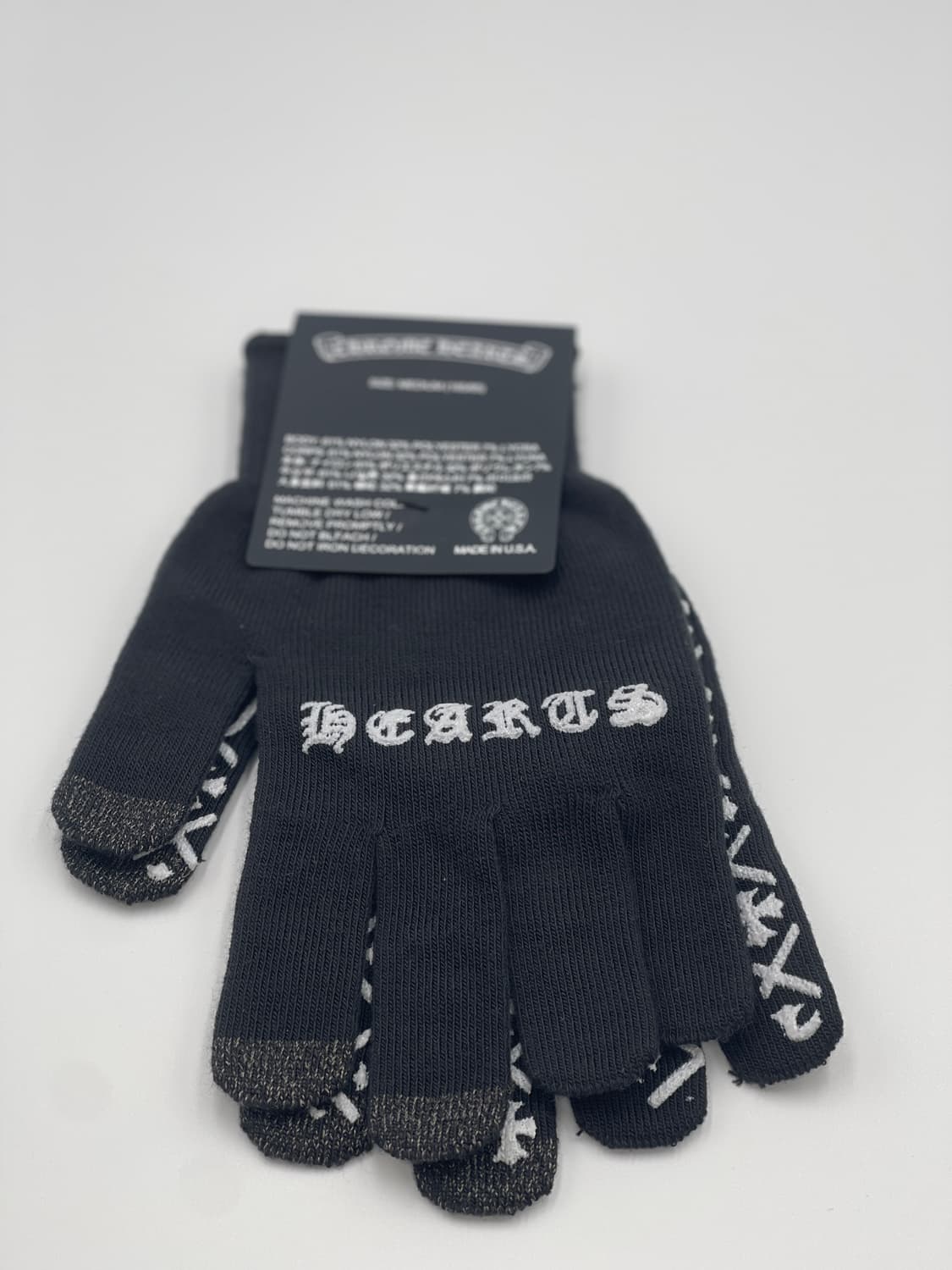 크롬하츠 체크 매이트 워크 글러브 블랙 M사이즈 상품이미지2