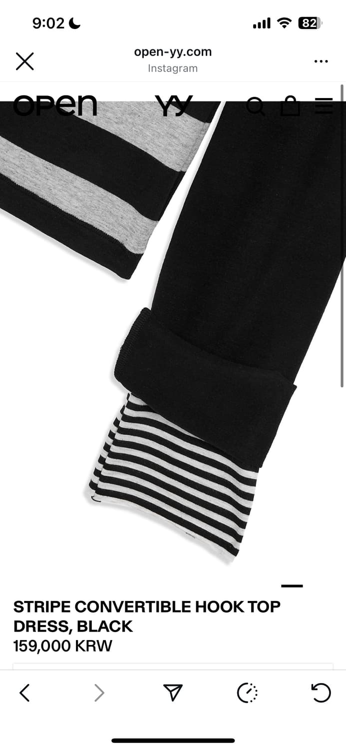 open yy 후크 탑 드레스 상품이미지3